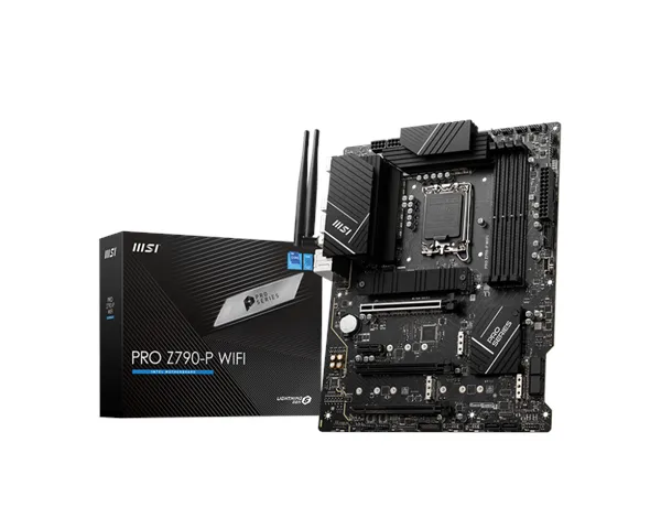 MSI PRO Z790-P WIFI -moderkort - Intel Z790 - Intel LGA1700 -sockel - DDR5 RAM - ATX