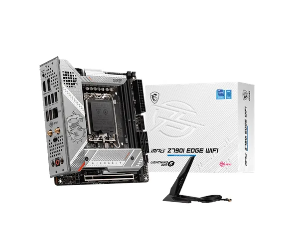 MSI MPG Z790I EDGE WIFI - moderkort - Intel Z790 - Intel LGA1700 -kontakt - DDR5 RAM - Mini-ITX